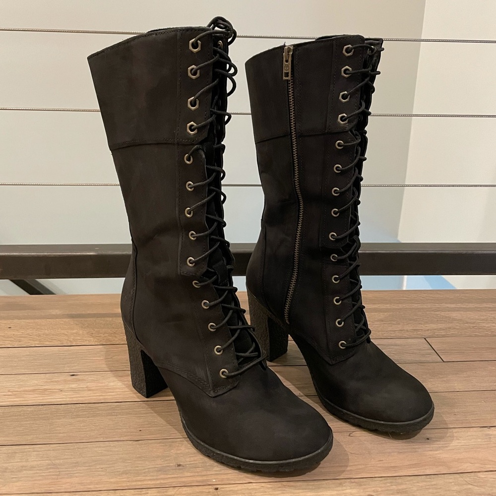 Tall Timberland Heeled Boots
